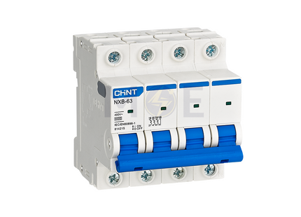 Chint MCB C (NXB-63) 6kA 4P 32A | 814251 دجنتور ثلاثة فاز مع نتر