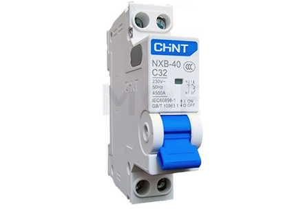 Chint MCB 4.5kA 1P+N C 32A DPN  NXB-40 DPN دجنتور