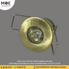 Lotus LED Pin COB Downlight/ Panel Light Gold Ceiling Flush Mounted Circular WarmWhite 80Lm 2.5cm 1W | ST-1W