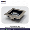 Downlight / Spotlight MR16 Frame Chrome Recessed Adjustable Square Trimless 9cm | KG-701