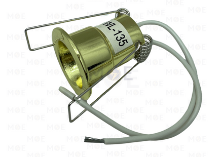 Orient Pin Downlight / Spotlight Frame Gold Flush Circular Spot G4 3cm | WL-135GD | سبوت بين فارغ مدور مخفي ذهبي