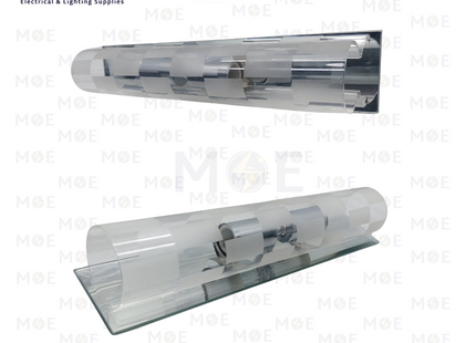 Mirror Light Applique Frosted Rectangular 2xE14 | 8057/2 | ابليك مغسلة ساندويش مراية مغشى مستطيلات