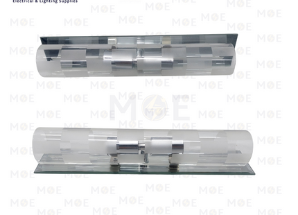 Mirror Light Applique Frosted Rectangular 2xE14 | 8057/2 | ابليك مغسلة ساندويش مراية مغشى مستطيلات