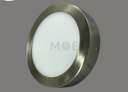 Cuperlight LED Downlight Surface Circular Spot Bronze Warmwhite 3000K 20cm (19.5cm) 22W | CP-MR/22W | سبوت ليد مدور ظاهر برونز ورم وايت