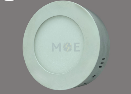 Blue Point LED Downlight/ Panel Light White Ceiling Surface Mounted Circular Daylight 6500K 12cm 6W | LSDP06W | سبوت ليد مدور ظاهر ابيض دايلايت
