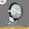 Greenlite LED Downlight/ Panel Light Ceiling Surface Mounted Circular Chrome Warmwhite 3000K 1500Lm 17cm 15W | CPR-Round | سبوت ليد مدور ظاهر كروم ورم وايت