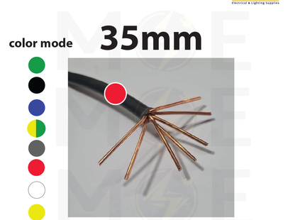 Liban Cables Single Core Stranded 35mm Red | NYA | شريط مفرد قاسي احمر