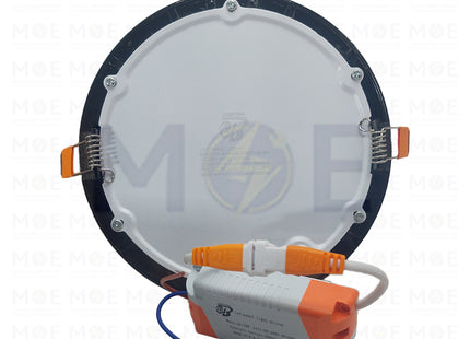 OB LED Downlight/ Panel Light Bronze Ceiling Flush Mounted Circular Warmwhite 15.5cm 18W | سبوت ليد مدور مخفي برونز ورم وايت