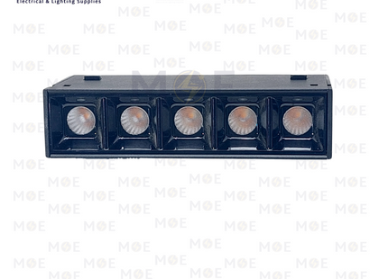 Cuperlight LED Magnetic COB Linear Dot Track Light Head Spot Fix WarmWhite 14cm 10W | CU3508S | برجكتور ليد مسح عيون سكة مغناتيك ثابت ورم وايت