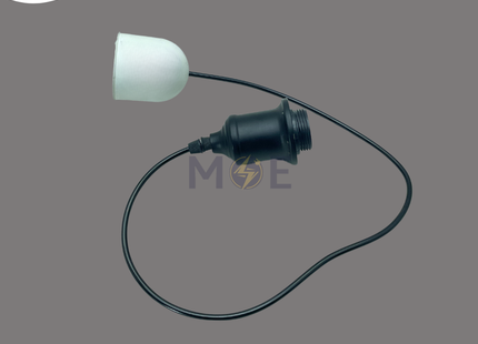 Pendant Light Lampholder Black E27 1mt | PD001 | تنزيلة دوي اسود