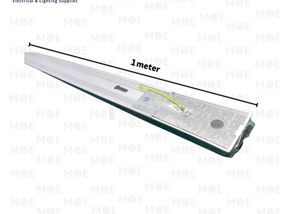 Cuperlight Surface Mounted 2 Wire Track Light Rail Silver 1mt | سكة سبوت فضي