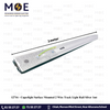 Cuperlight Surface Mounted 2 Wire Track Light Rail Silver 1mt