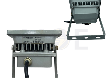 Cuperlight COB LED Floodlight Gray 10W Daylight 6000K IP65 | KG-LS-10W | برجكتور ليد انارة مطري رمادي دايلايت