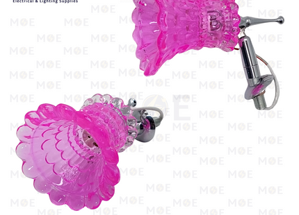 Mirror Light Applique Pink 1xGu5.3 | CJ-180 | ابليك مراية مع عزقة زهر