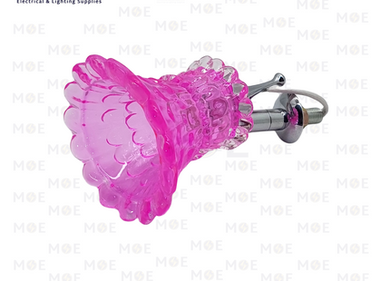 Mirror Light Applique Pink 1xGu5.3 | CJ-180 | ابليك مراية مع عزقة زهر