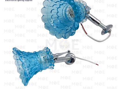 Mirror Light Applique Blue 1xGu5.3 | CJ-180 | ابليك مراية مع عزقة ازرق