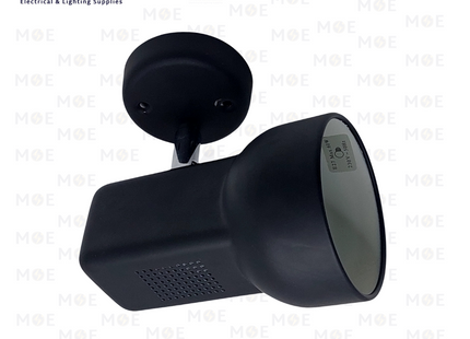 Surface Adjustable Spotlight Black E27 R80 13cm | سبوت ظاهر متحرك اسود