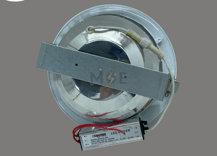 Cuperlight LED COB DownLight/Panel Light White Flush Circular Spot Warmwhite 20.5cm 25W | KG-904 25W | سبوت ليد مدور مخفي ابيض ورم وايت