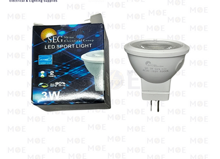 SEG LED Spot Lamp Daylight GU4 MR11 3W | لمبة سبوت ليد دايلايت