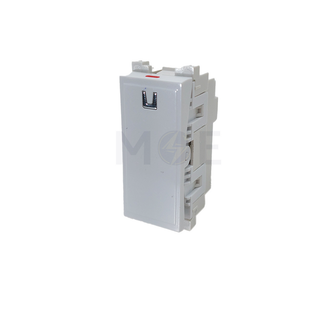 Sanshe Sharm 2way Switch Flat white 1P | SH-1102 مفتاح دوبل دركسيون مسح ابيض
