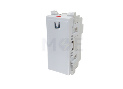 Sanshe Sharm 1way Switch Flat white 1P | SH-1101 مفتاح مفرد مسح ابيض
