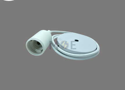 Cuperlight Pendant Light Lampholder White 1mt E27 | PD002 | تنزيلة دوي مفردة ابيض