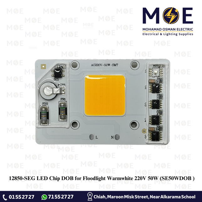 SEG LED Chip DOB for Floodlight Warmwhite 220V 50W | SE50WDOB