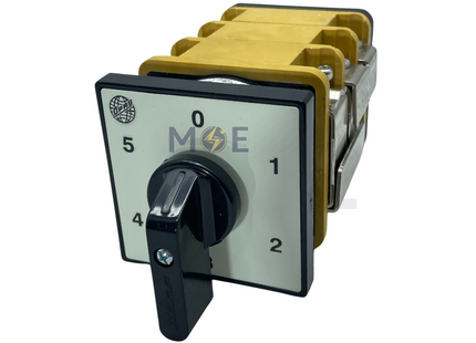 Opas Step-Switch with 0 side position 1-5 1P 125A 95x95mm | YPT115125 | مفتاح سلفرتور
