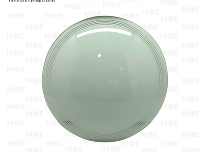 Glass For Eco Ceiling Light Fixture Glass Round Gold 2xE27 30cm | زجاجة ل غلوب سقف/ بلافونيه زجاج ايكو مدور ذهبي