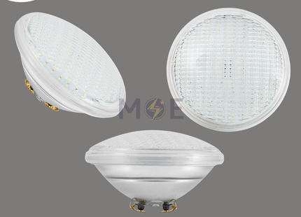 Goldenlight IP68 Underwater Pool Light Chrome Flush Circular Spot 27cm PAR56 | سبوت مسبح مدور مخفي فارغ كروم