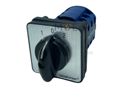 Salzer Rotary CAM Switch 1-0-2 3P 16A 48x48mm | SA16 | مفتاح سلفرتور مارش