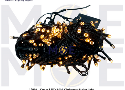Cuper LED Mini Christmas String light WarmWhite 003-25 200L 220V | 003-25 | حبل ليد زينة اخضر ضو ورم وايت مع تطويلة