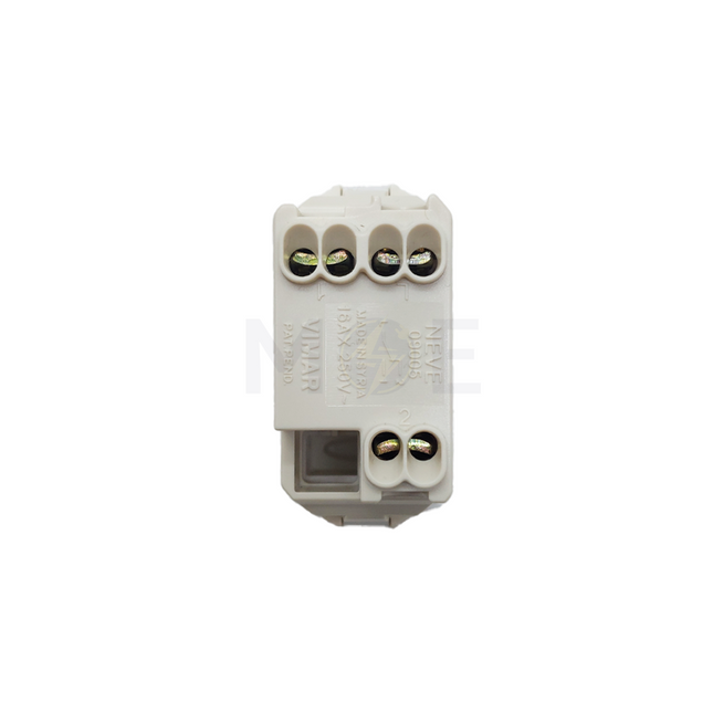 Vimar Neve//CP Neve 2way switch white 1P 16AX | 09005 //CP مفتاح دركسيون 
