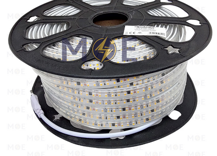 Megaman IP65 LED Strip Light Double Cool White Cut: 5cm 15W/mt 220V 2835 240Led | YTSLX04 | ستريب ليد مجوز كول وايت
