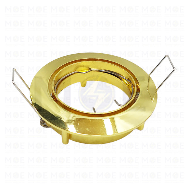 Orient Downlight / Spotlight MR16 Frame Gold Recessed Adjustable Circular 6cm | WL-101 | سبوت فارغ مدور مخفي ذهبي متحرك