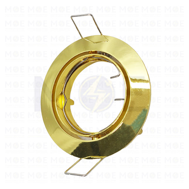 Orient Downlight / Spotlight MR16 Frame Gold Recessed Adjustable Circular 6cm | WL-101 | سبوت فارغ مدور مخفي ذهبي متحرك