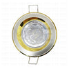 Orient Downlight / Spotlight MR16 Frame Pearl Gold Recessed Fix Circular With Ball Glass 6cm | KG-303 | سبوت فارغ مدور مخفي مع زجاجة طابة منقطة لولو على ذهبي ثابت