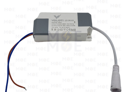 Voloti LED Driver for Spot AC 85-265V DC 45-65V 300mA 22W | ترانس ليد سبوت