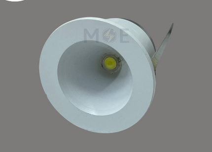 CuperLight LED Pin Downlight/ Panel Light White Ceiling Flush Mounted Circular Daylight 2.5cm 2W | KG611-2W | سبوت بين ليد مدور مخفي ابيض دايلايت