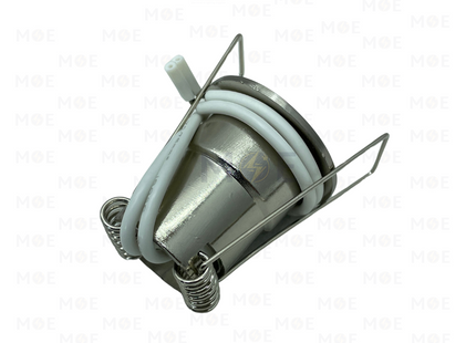 Pin Downlight / Spotlight Frame Chrome Flush Circular Spot G4 2.5cm | KG-607 | سبوت بين فارغ مدور مخفي كروم