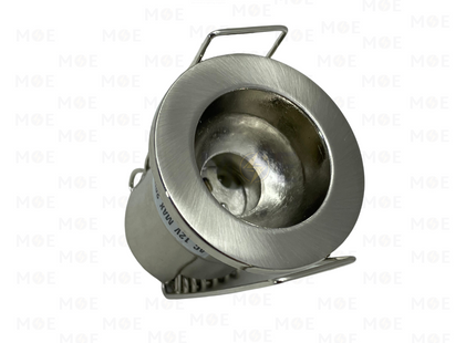 Bestyle Pin Downlight / Spotlight Frame Chrome Flush Circular Spot G4 2.5cm | BS3153N | سبوت بين فارغ مدور مخفي كروم