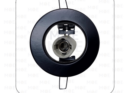 Downlight Spotlight Frame R50 Black Recessed Fix Circular 1xE14 5.5cm | سبوت فارغ مدور مخفي اسود ثابت