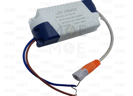 LED Driver for Spot AC 85-265V DC 24-45V 300mA 8-12W | ترانس ليد سبوت