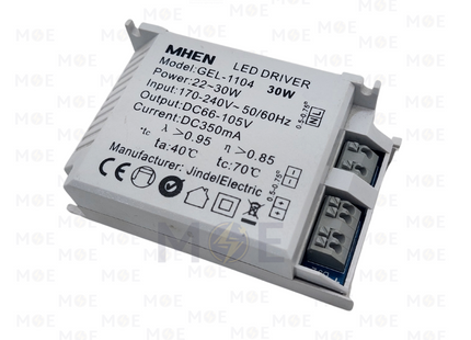 Mhen LED Driver for Spot AC 170-240V DC 66-105V 22-30W 350mA | GEL-1104 | ترانس ليد سبوت