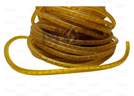 Cuperlight Waterproof Pipe Rope Light Yellow 220V 100mt | نبريش مبروم ضو اصفر