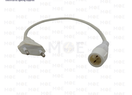 Extension For Pipe Rope Light 220V | وصلة مبرومة لنبريش ضو عادي