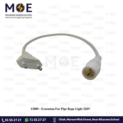 Extension For Pipe Rope Light 220V