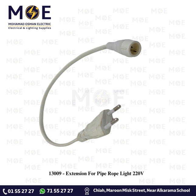 Extension For Pipe Rope Light 220V