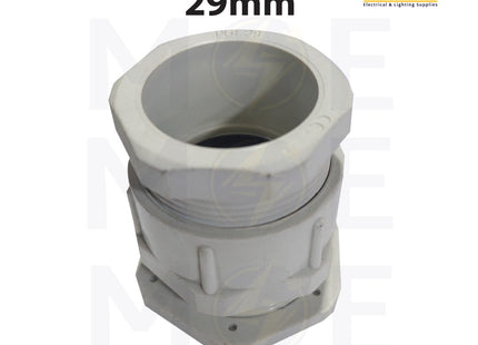 Cable Gland for PVC Pipe/tube Gray 29mm | PGL29 | برس اتوب للتيب رمادي