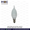 Civilight LED Lamp Milky Candle Tail WarmWhite 2700K E14 4W | LED F37 Bulb